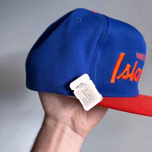 RARE NWT NEW YORK ISLANDERS NHL vintage ted fletcher snapback trucker hat hockey - Picture 3 of 9